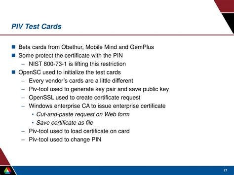 windows smart card test|PIV Card Test .